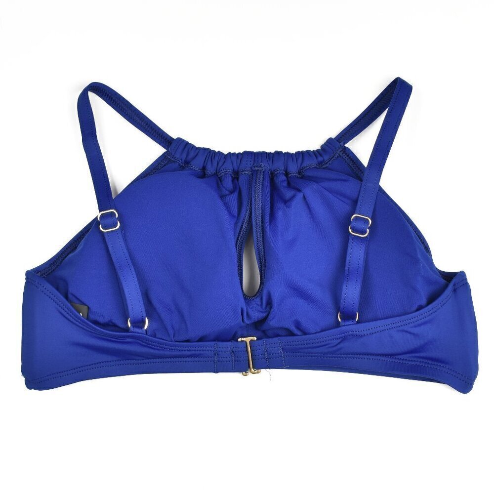 La Blanca Island Goddess Keyhole Bikini and Shirred Hipster Bottom - 34E/8 - Picture 4 of 9